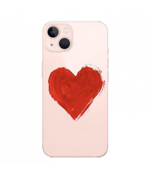 Husa iPhone 13 mini, Silicon Premium, BIG HEART